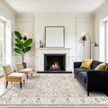 8x10 Living Room Rug for Family- Washable Oriental Stain Resistant Rugs for by HYHAOYUNLAI