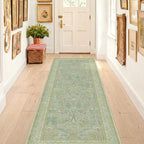 Long Hallway Runner Rug 2'6"x8', Washable Kitchen Rugs Non Slip, Woodland - Image 3