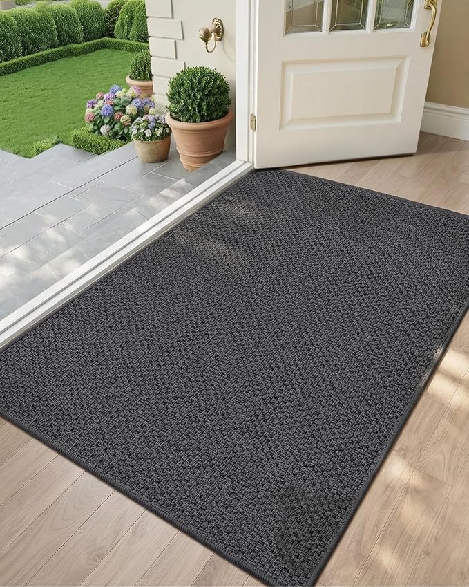 Color&Geometry Ultra-Thin Indoor Door Mat, Washable Doormat by COLORG