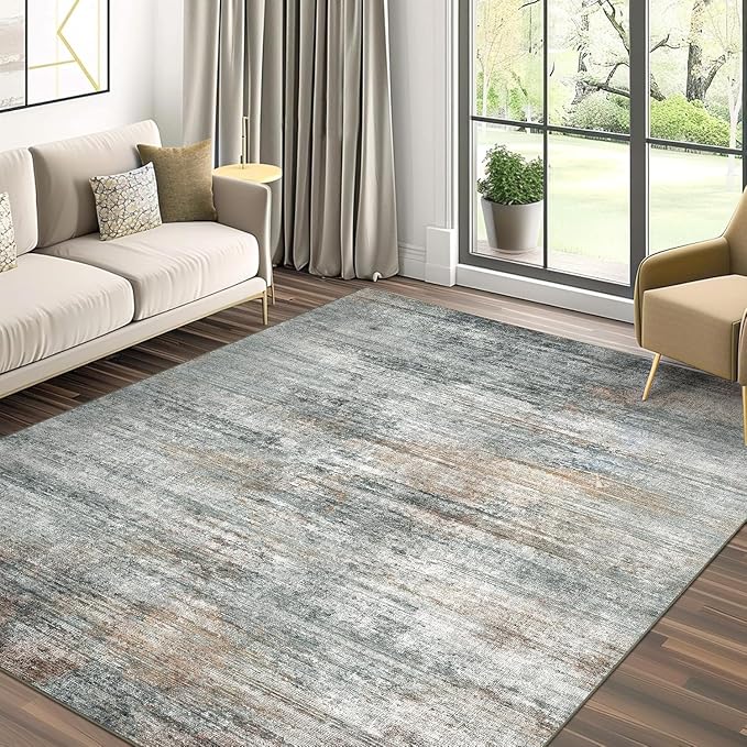BEIMO Area Rugs 9x12 for Living Room Bedroom, Modern Abstract Machine Washable - Image 3