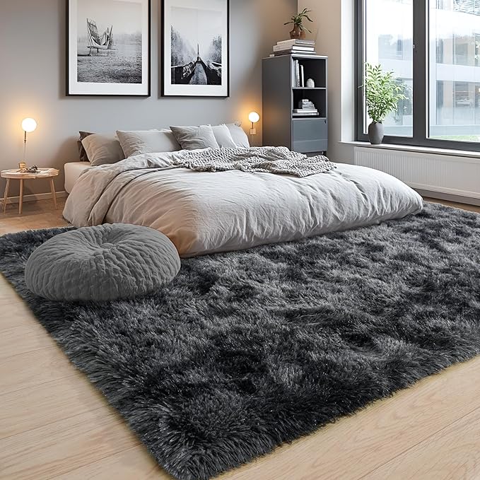 Area Rugs 9x12 for Living Room, Ultra Soft Fluffy Rugs for Bedroom, Non-Slip - Image 7
