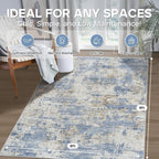 6x9 Area Rugs for Living Room Rug Washable: Modern Rug for Dining Room Bedroom - Image 2