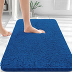 OLANLY Bathroom Rugs 30x20, Extra Soft Absorbent Chenille Bath Rugs, Rubber - Image 2