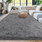 5x7 Fluffy Fuzzy Area Rug for Living Room Bedroom, Ultra Soft Rugs for Living by Awaytail