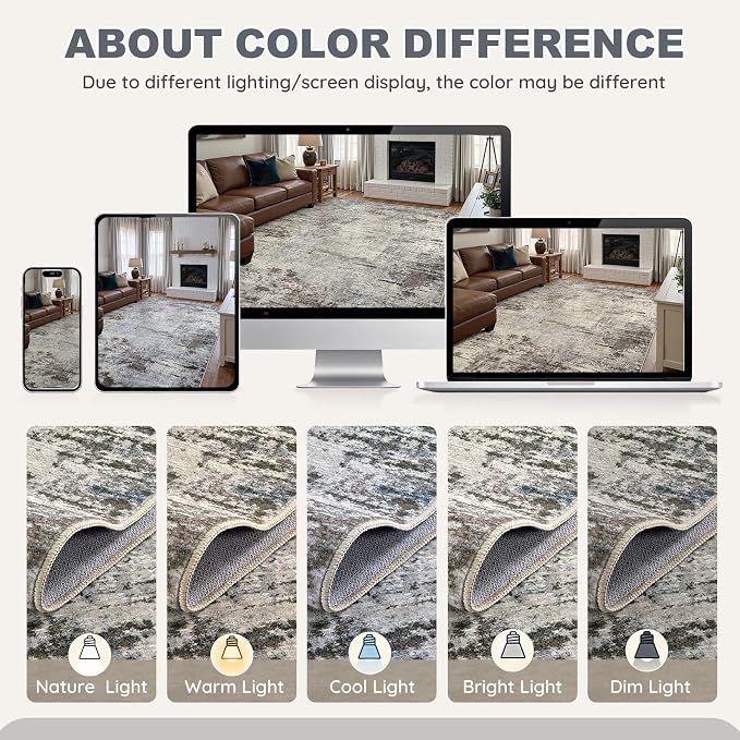 DMOYEST Area Rug Living Room Rugs - Image 6