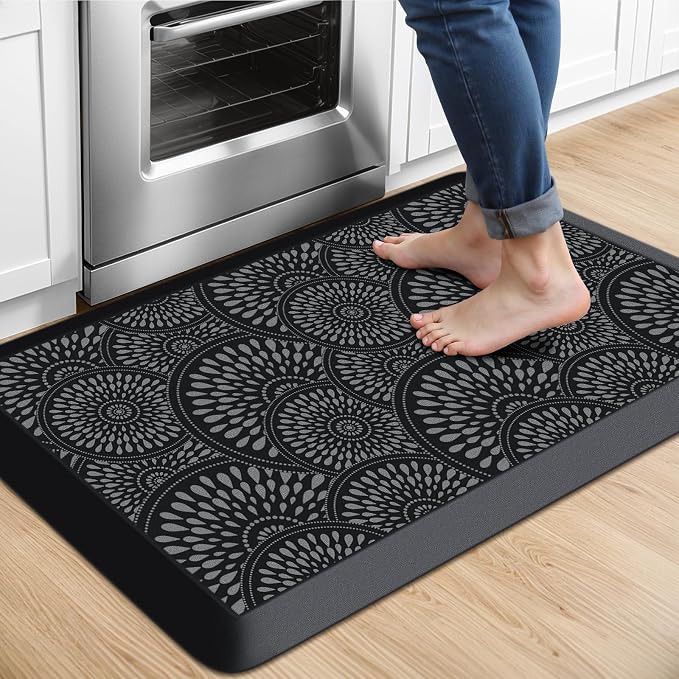 Mattitude 4/5 Inch Kitchen Mat, 17.3x28in Heavy Duty Ergonomic Comfort Foam by Mattitude