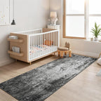 2x6 Black Rug Runners for Hallways Kitchen Runner Rug Non Slip Washable Black - Image 4
