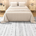 4x6 Area Rugs for Living Room Machine Washable Rug Distressed Indoor Carpet - Image 3