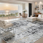 10x14 Area Rugs for Living Room Rug Washable: Abstract Large Rug Indoor Modern - Image 8