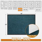 Mibao Front Door Mat Indoor Entrance, Dirt Trapper Welcome Mat - Image 2