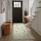 Machine Washable Kitchen Runner Rug: 2'x6' Hallway Rug Non Slip Low Pile Stain - Image 2