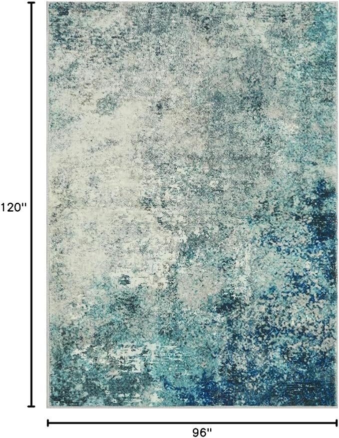 Lahome Modern Abstract 8x10 Area Rugs - Image 2