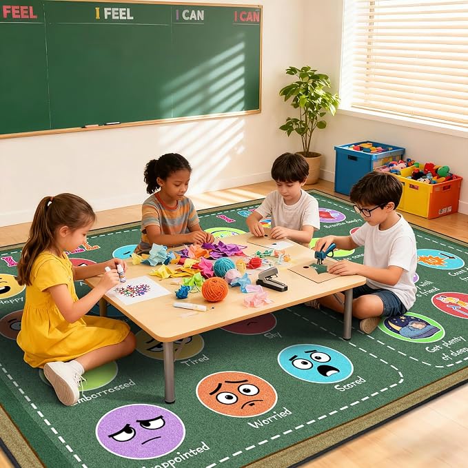 Classroom Rug Elementary 5x7 ft, Calming Corner Rug - Image 2