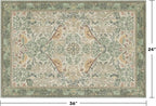 Sage Green Boho Bathroom Rugs - Image 2