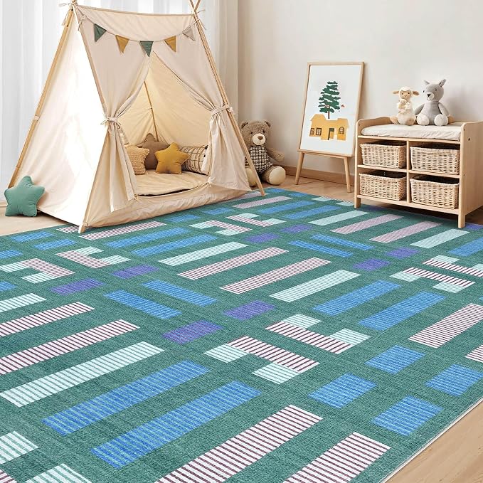 cotiled 5x7 Area Rugs Living Room Rug: Washable Boho Rugs - Image 7