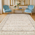 Farmhouse 6x8 Area Rug for Living Room, Dining Room & Home Office, Soft Modern by HazoHaus