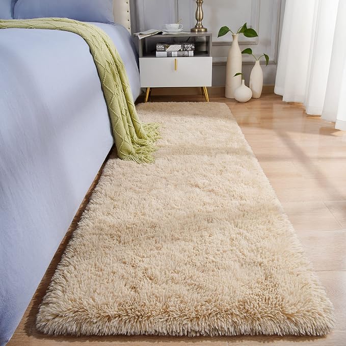 BENRON Soft Runner Rugs for Bedroom 2x6, Washable Long Runners for Hallway by BENRON