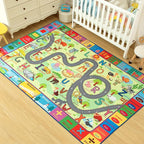 Terrug Kids Rug for Playroom & Classroom, Washable Nursery Carpet, Non-Slip - Image 4