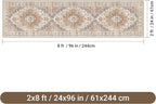 befbee 2x8 Runner Rug Washable Hallway Runner Rug Ultra-Thin Soft Kitchen Rug - Image 2