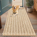 Smiry Dog Door Mat for Muddy Paws 48x30, Absorbent Dirt Trapper, Non-Slip by Smiry