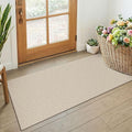 KOZYFLY 2x4 Entry Runner Rug, Small Washable Runners by KOZYFLY