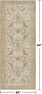 Hazo Haus Boho Bathroom Runner Rug 2x5 - Image 2