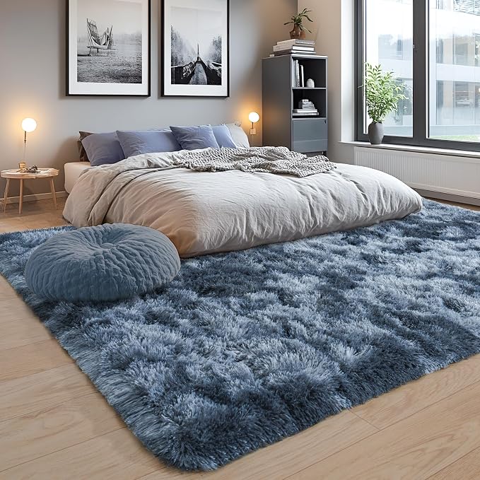 8x10 Area Rugs for Living Room, Ultra Soft Fluffy Large Shaggy Rug Carpet for - Image 7