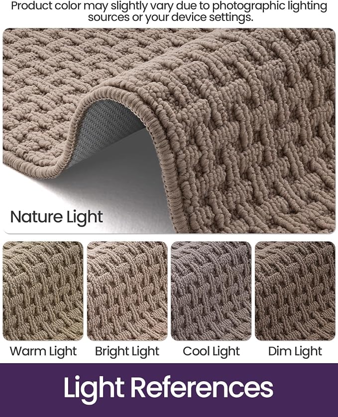 DEXI Washable Door Mat Indoor Entrance, 36x60 Dirt Trapper Front Entryway - Image 3