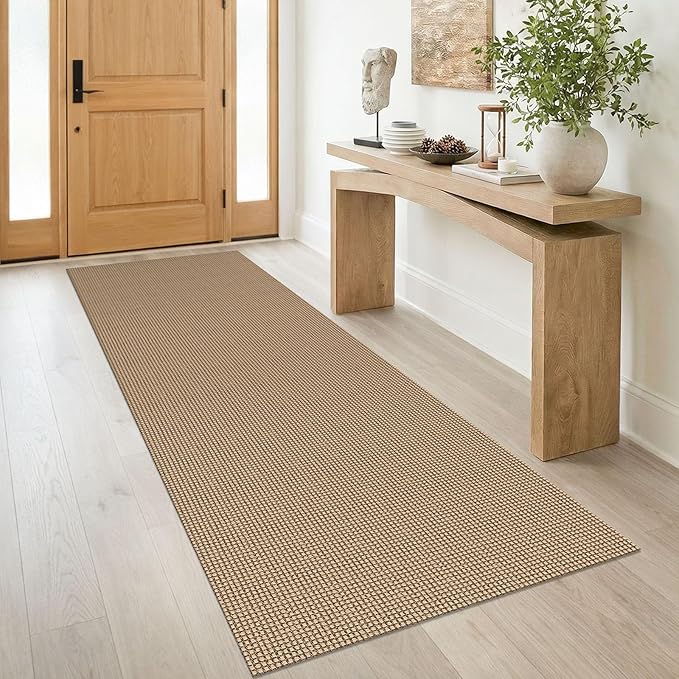 IOHOUZE Washable Runner Rug 3x8 Non Slip Rubber Backed Wide Hallway Runner by iOhouze
