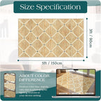 Woven-Look 3x5 Entryway Rug - Image 8
