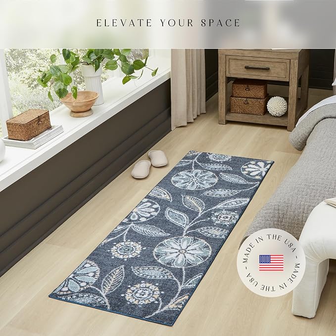 Maples Rugs Reggie Floral Runner Rug - Image 3