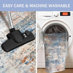 IOHOUZE Abstract Round Area Rug 6 Ft Washable Circle Rugs Large Round Rug Non - Image 4