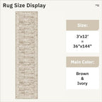 Soalmost Runner Rug 3x12 Washable Non-Slip Hallway Runner Rugs - Image 5