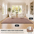 PURRUGS Easy Care Area Rug 4.5ft x 7ft, Non-Slip Washable Entryway Rug - Image 8