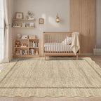 GarveeHome Scalloped 3x5 Area Rug Washable Rug - Image 7