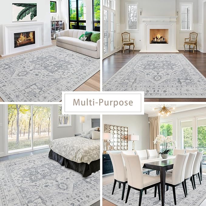 Srugn Area Rug 8x10 Washable Area Rugs - Image 5
