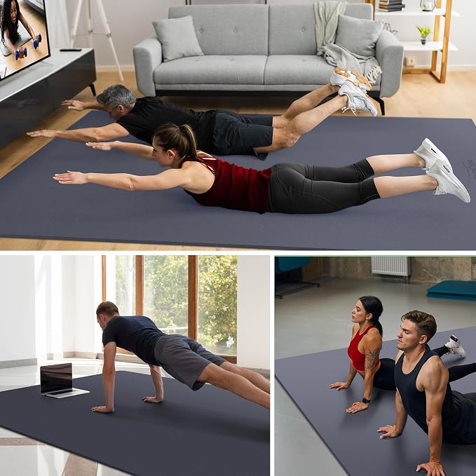 GymCope Large Exercise Mat for Home Workout, - Image 7