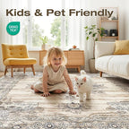Washable 7x9 Area Rug for Living Room - Image 4