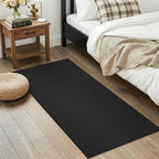 KOZYFLY Black 2x4 Entry Runner Rug, Small Washable Runners - Image 8