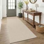 KOZYFLY Woven 3x7 Washable Kitchen Runner Rug, Non Slip Wide Runners by KOZYFLY