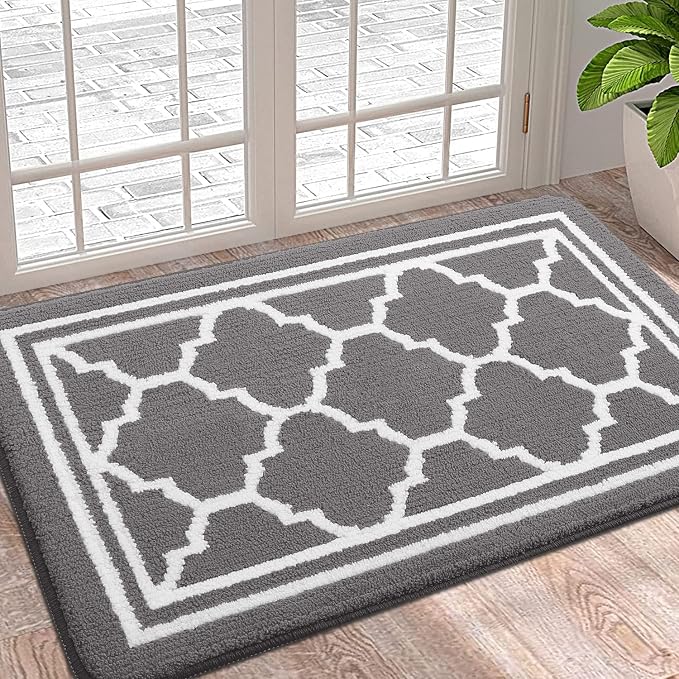 Buganda Indoor Door Mat, Dirt-Resistant and Absorbent Doormat, Low Profile by Buganda