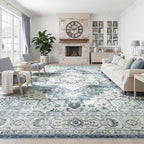 Lessymo Washable Area Rug for Living Room, 10x14 Large Rugs - Image 8