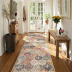 Lahome Moroccan Hallway Runner Rug, Oriental Laundry Room Rug Non-Slip Carpet - Image 6
