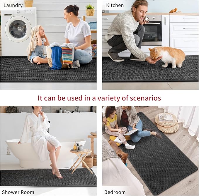 YDKGL Kitchen mats for Floor Water and Oil Absorbent Runner Rugs for Kitchen - Image 8