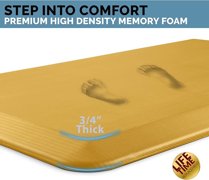 ComfiLife Anti Fatigue Floor Mat – 3/4 Inch Thick Kitchen Mats - Image 2