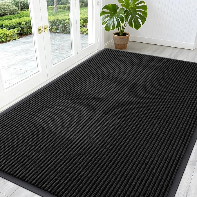 OLANLY Front Door Mat Indoor Outdoor Entrance, Waterproof Heavy Duty Doormat by OLANLY