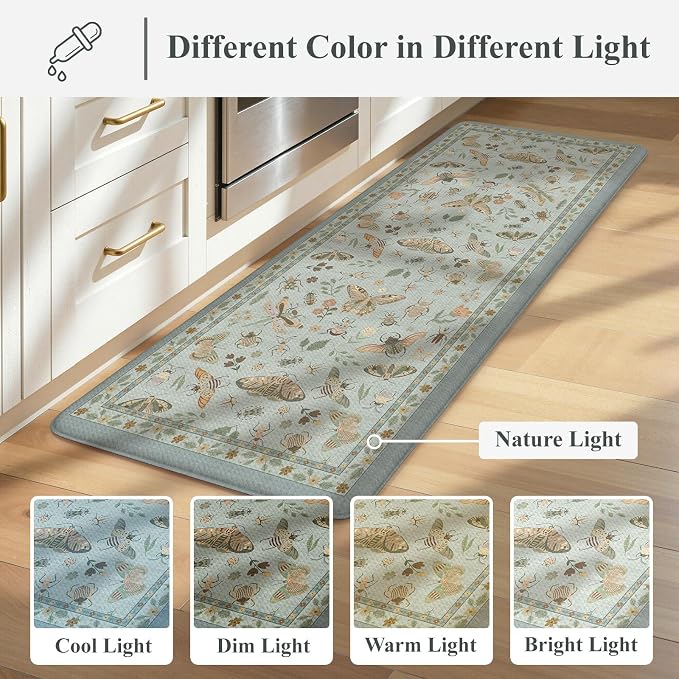 LEEVAN Anti Fatigue Mats for Kitchen Floor Non-Slip, Cushioned Kitchen Mats for - Image 10