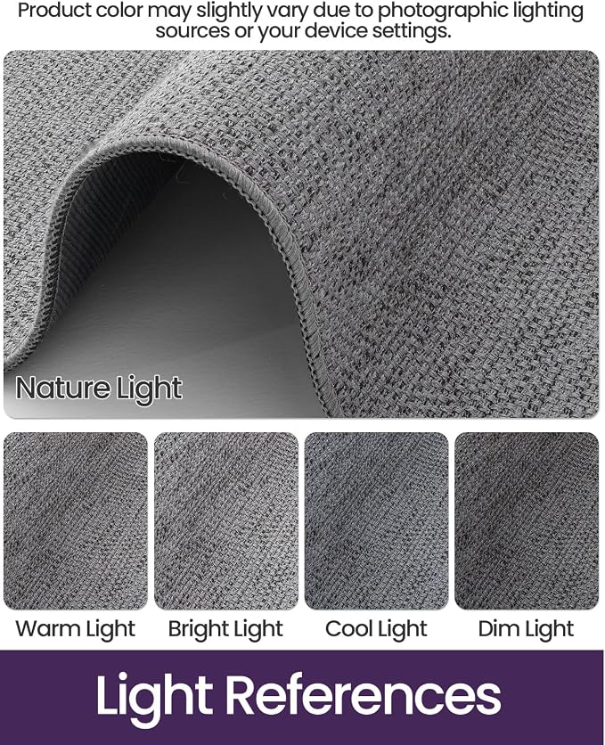 DEXI Ultra Thin Door Mat Indoor Entrance 24x36, Non Slip Rubber Backed Entryway - Image 3