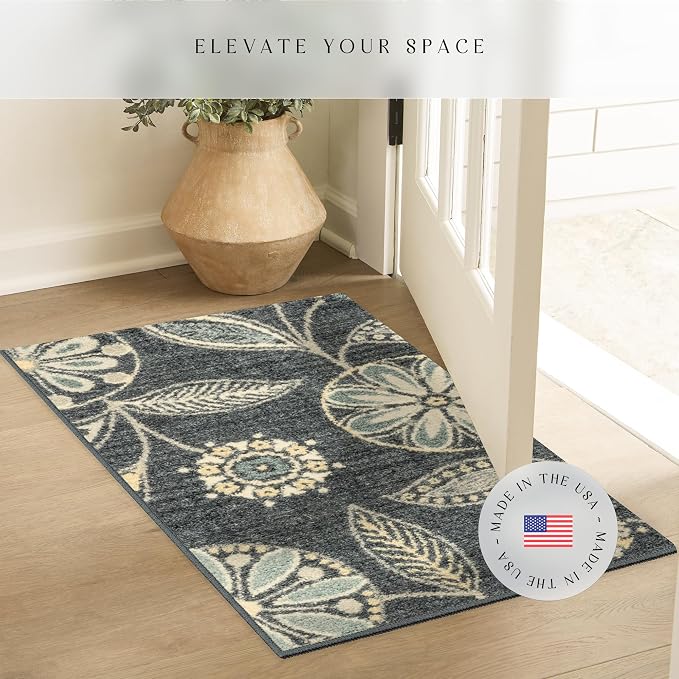Maples Rugs Reggie Floral Runner Rug - Image 3