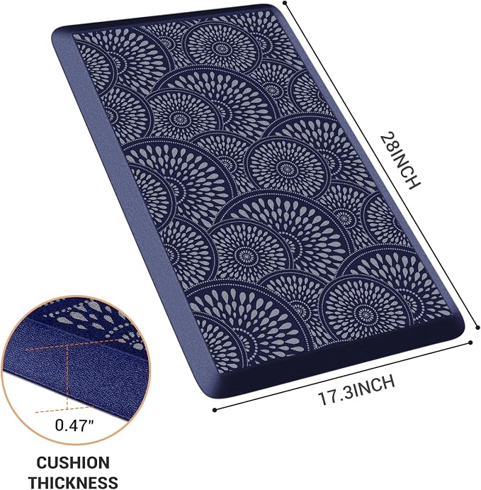 Mattitude Kitchen Mat, 17.3x28in Heavy Duty Ergonomic Comfort Foam Standing - Image 2